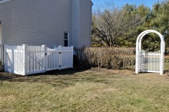 Belmar NJ, Arbor and Victorian Vinyl Fence
